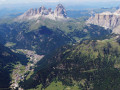 Panorama della Valle di Fassa