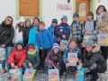 scolaresca di Pozza di Fassa in visita alla redazione della USC