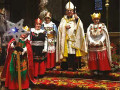 I Re Magi di Soraga nel Duomo di Trento con il Vescovo Lauro Tisi