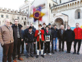 Diego Moltrer in Piazza Duomo (Trento)