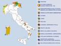 Mappa minoranze linguistiche in Italia