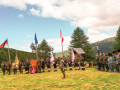 Cerimonia di commemorazione dei Caduti, domenica 2 luglio 2017, Valcava, Valle dei Mcheni