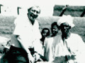 Padre Attilio Laner a Khartoum, in Sudan, nel 1970