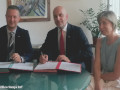 Mattia Gottardi e Andrea Fontanari firmano il protocollo 