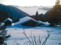 Valle del Fersina avvolta da un manto di neve candida