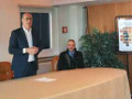 Il Presidente Ugo Rossi all'inaugurazione del nuovo percorso professionale a Tesero