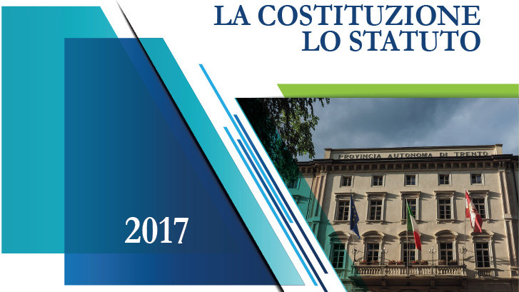 La Costituzione e lo Statuto (particolare di copertina)